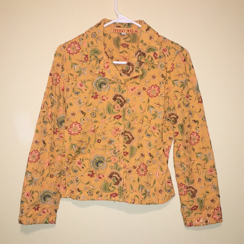 Johnny Was Embroidered Jacket